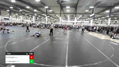 77 lbs Rr Rnd 5 - Brixton Crouse, Benjamin Brawlers vs Josiah Jaurigue, Desert Dogs WC