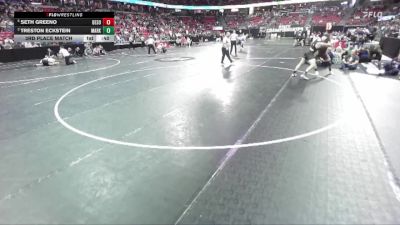 D3-175 lbs 3rd Place Match - Seth Greeno, De Soto vs Treston Eckstein, Markesan