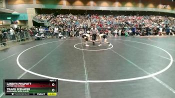 138 lbs Champ. Round 1 - Landyn Philpott, La Pine High School vs Travis Seehafer, Harrisburg High School