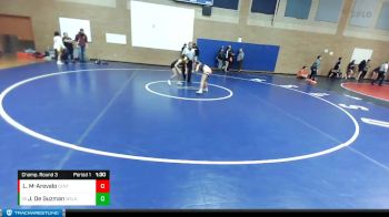 100lbs Champ. Round 3 - Jhaile De Guzman, Moses Lake (Girls) vs Luna Martinez-Arevalo, Centralia (Girls)