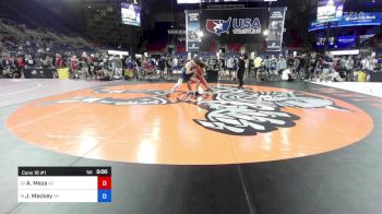 132 lbs Cons 16 #1 - Adrian Meza, AZ vs Jaxon Mackey, NV