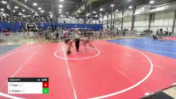 106 lbs Consi Of 4 - Thunder Page, South Central Punishers vs Zane Engels, Summit