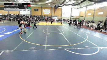 190 lbs Consi Of 8 #1 - Bobby Bounhuang, Woonsocket vs Angelo Mastrofine, Exeter/West Greenwich