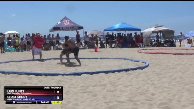 80 kg Cons. Round 3 - Luis Nunez, Live Training Wrestling vs Chase Short, Greater Heights Wrestling