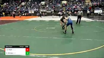 2 - 106 lbs Cons. Semi - Evan Pack, Madison County vs Owen Almany, John Battle