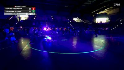 144 lbs Round 5 - Kolvin Thompson, Sanderson Wrestling Academy vs Benjamin Ploehn, Stallions Wrestling Club