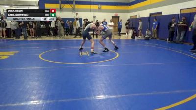 121 lbs Quarterfinal - Luca Klein, Franklin Regional vs Ezra Gowatski, Connellsville