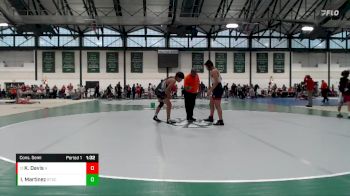 165-182 lbs Cons. Semi - Kai Davis, Beat The Streets Chicago vs Ismael Martinez, Beat The Streets Chicago