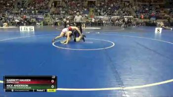 195 lbs Cons. Round 1 - Garrett Haugen, Central Cass vs Nick Anderson, Hettinger/Scranton/Bison