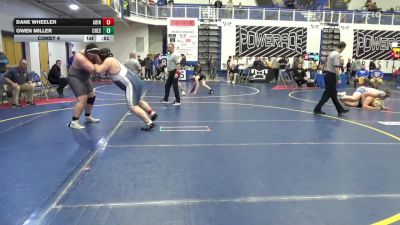 285 lbs Consy 4 - Dane Wheeler, Abington Heights vs Owen Miller, Chestnut Ridge