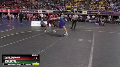 174 lbs Semis & 3rd Wb (16 Team) - Tyler Brennan, Little Rock vs Cade DeVos, South Dakota State