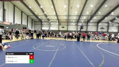 136 lbs Rr Rnd 3 - Victoria Byrne, Warriors Of Christ vs Zoey Pulver, Takedown Express W/C