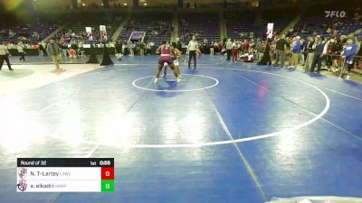 285 lbs Round Of 32 - Nii Tetteh-Lartey Jr., Lowell vs Ahmed Elkadri, Hampden Charter East