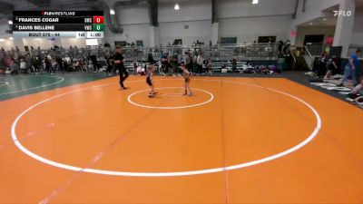 44 lbs Cons. Round 3 - Davis Bellene, Vici Wrestling Club vs Frances Cogar, Spartan Mat Club