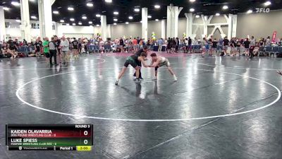 113 lbs Round 3 (6 Team) - Kaiden Olavarria, Dog Pound Wrestling Club vs Luke Spiess, Foxfire Wrestling Club RED