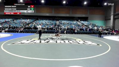 174 lbs Consi Of 16 #1 - Bridger Foss, Southern Oregon vs Arashk Rasti, Simon Fraser