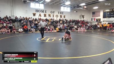 126 lbs Cons. Semi - Henry Schroeder, Riceville vs Kolbie Vance, Nashua-Plainfield