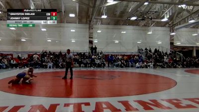 141 lbs 3rd Place Match - Johnny Lopez, San Francisco State vs Grayston DiBlasi, Colorado School Of Mines