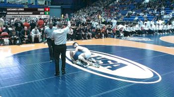 165 lbs Finals (8 Team) - Jeremiah Hernandez, Oak Park (O.P.-River Forest) vs Luciano Litro, St. Charles (East)