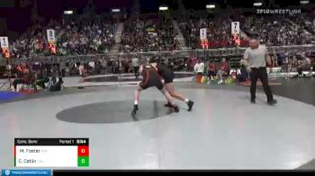 4A-170 lbs Cons. Semi - Mathew Foster, Rock Springs vs Cort Catlin, Thunder Basin High School