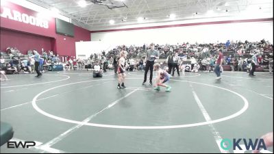 67 lbs Rr Rnd 4 - Treble Castor, Woodward Youth Wrestling vs Liam Medrano, Cowboy Wrestling Club