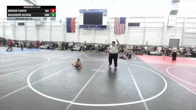 54 lbs Round Of 16 - Mason Cantu, Wlv Jr Wrestling vs Salvador Ochoa, GomezBrothersGrapplingAcademy