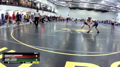 133 Freshman/Soph Quarterfinal - Addison Breeding, Mount St Joseph vs Jesse Lemon, Averett University