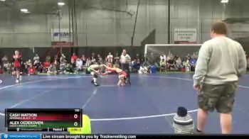 110 lbs Quarterfinals (8 Team) - Cash Watson, Nebraska Black vs Alex Oedekoven, South Dakota Storm