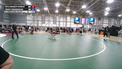 50 kg Cons. Sub-rd Of 16 - Kayla McKinley-Johnson, Menlo Wrestling Club vs Trinity Pendergrass, Hawks Wrestling Club