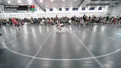 72 lbs Round Robin 2 - Cody Wilkinson, Ground Zero Black vs Blaise Mahan, Backbone Wrestling Club - EL