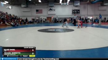 133 lbs Champ. Round 2 - Blake Engel, Coe vs Michael Barretto, Nebraska Wesleyan