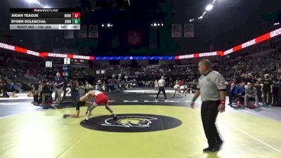 106 lbs Consi Of 32 #2 - Judah Teague, Durham (NS) vs Ryder Doleschal, Serra (CC)