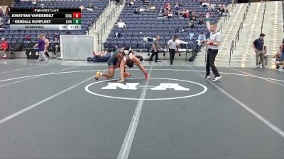 184 lbs Semifinal - Kendall Norfleet, Life University vs Jonathan Vanderbilt, Southeastern