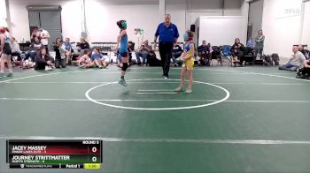 55 lbs Round 5 (6 Team) - Journey Strittmatter, Misfits Strength vs Jacey Massey, Finger Lakes Elite