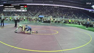 D1-126 lbs Cons. Semi - Aurelio Mendez, Jenison HS vs Carl Nihranz, Dakota HS