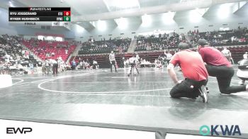 76-80 lbs Final - Ryu Josserand, Owasso Takedown Club vs Ryker Hushbeck, Verdigris Youth Wrestling