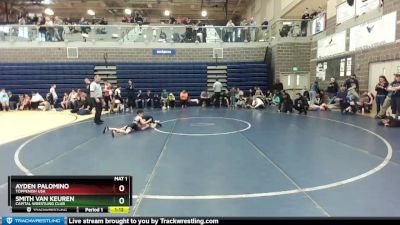 54/58 Quarterfinal - Smith Van Keuren, Capital Wrestling Club vs Ayden Palomino, Toppenish USA