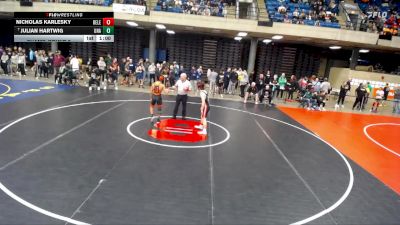106 lbs Champ. Round 2 - Julian Hartwig, Unattached vs Nicholas Karlesky, Unattached
