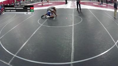 165 lbs Champ. Round 1 - Cody Dixon, Silverado vs Christopher Herrera, Legacy