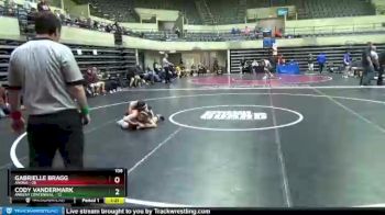 106 lbs Semis & 1st Wrestleback (8 Team) - Gabrielle Bragg, Anoka vs Cody Vandermark, Ankeny Centennial