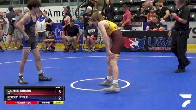 110 lbs Quarterfinal - Carter Kinard, PA vs Rocky Little, WA