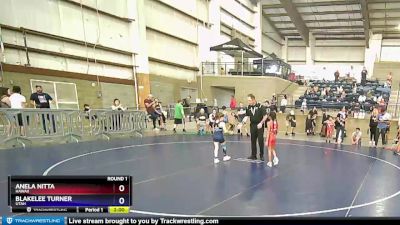 60 lbs Round 1 - Anela Nitta, Hawaii vs Blakelee Turner, Utah