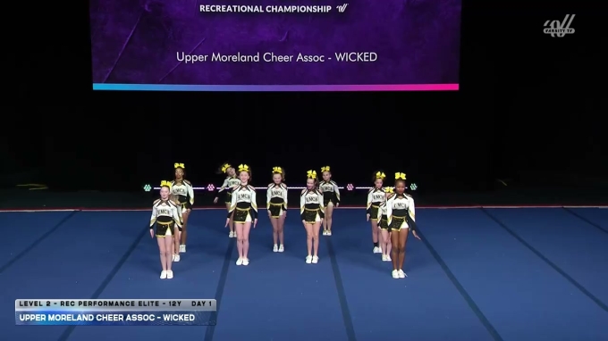 Upper Moreland Cheer Assoc - WICKED [2026 L2 - Rec Performance Elite ...