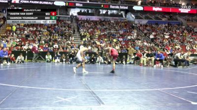 1A-138 lbs Semifinal - Dawson Youngblut, Don Bosco vs Dustin Van Oort, West Sioux, Hawarden