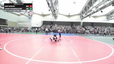 87-J lbs Round Of 16 - Jake Hudson, Northern Delaware Wrestling Academy vs Logan Fehrenbacher, Unattached