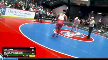 1 lbs Semifinal - Joy Chane, Mount Pisgah Christian vs Brantley Willbanks, Trion