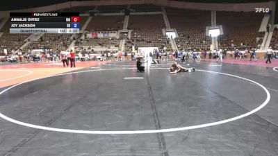 138 lbs Quarterfinal - Joy Jackson, Schreiner University vs Annalis Ortez, University Of Rio Grande