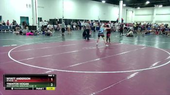 165 lbs Round 6 (8 Team) - Trenton Hogan, Head Hunters Wrestling Club vs Wyatt Anderson, SD Blue