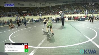 46 lbs Round Of 16 - Christopher Waitkus, Team Tulsa Wrestling Club vs Dylan Lockwood, Wagoner Heat
