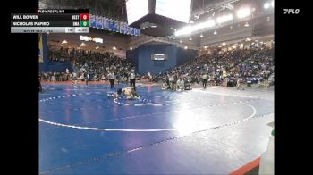 126 lbs Champ. Round 1 - Nicholas Papiro, Delaware Military Academy vs WIll Bowen, Westfield